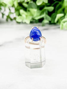 Lapis Lazuli Pear Ring