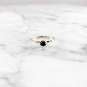 Onyx Gemstone Ring