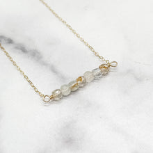Load image into Gallery viewer, Birthstone Bar Necklace