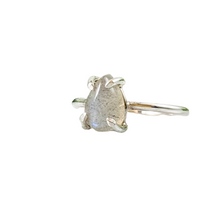 Load image into Gallery viewer, Small Labradorite Pear Ring